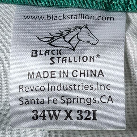 Men's Black Stallion Flame Resistant Cotton Work Pants 34W X 32 Green - Picture 4 of 7